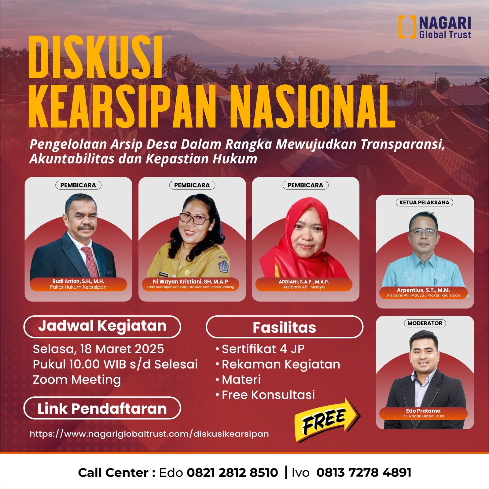 DISKUSI KEARSIPAN DESA