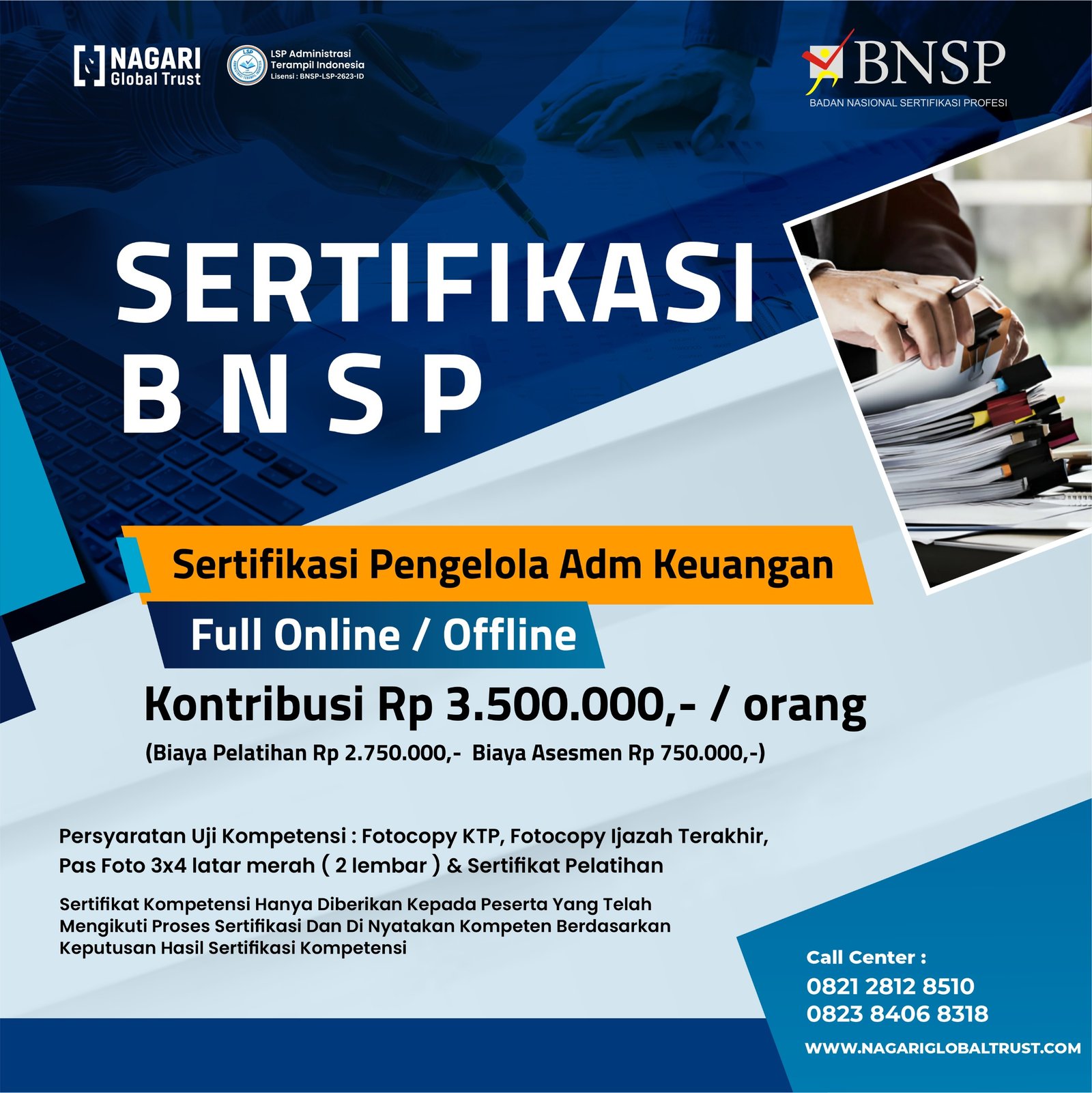 SERTIFIKASI BNSP PENGELOLA ADMINISTRASI KEUANGAN